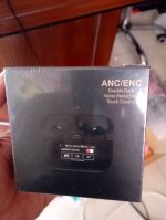ANC Earbuds Touch Screen Display (White) - Image 5