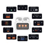 ANC Earbuds Touch Screen Display (White) - Image 2